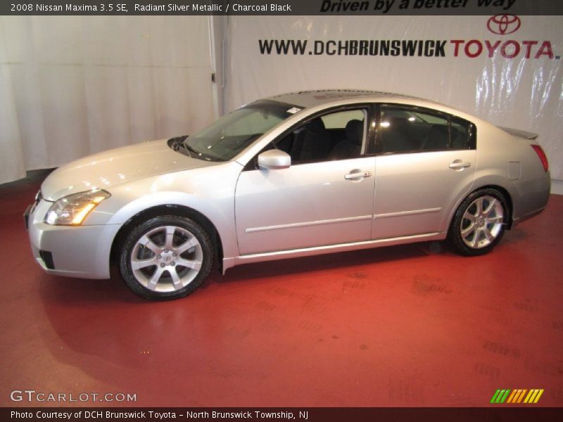 Radiant Silver Metallic / Charcoal Black 2008 Nissan Maxima 3.5 SE