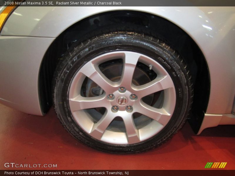 Radiant Silver Metallic / Charcoal Black 2008 Nissan Maxima 3.5 SE