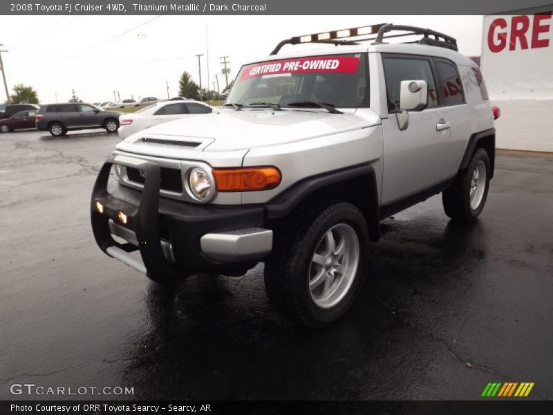 Titanium Metallic / Dark Charcoal 2008 Toyota FJ Cruiser 4WD
