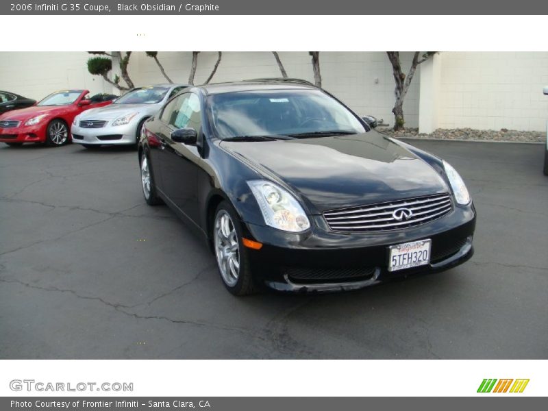 Black Obsidian / Graphite 2006 Infiniti G 35 Coupe