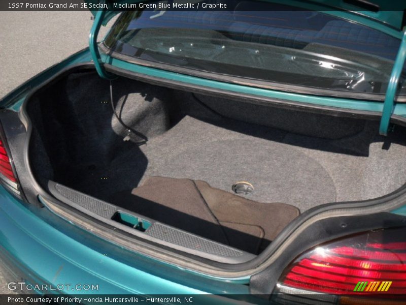 Medium Green Blue Metallic / Graphite 1997 Pontiac Grand Am SE Sedan