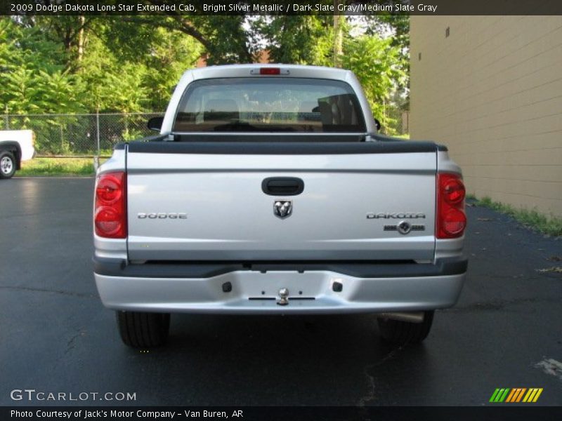 Bright Silver Metallic / Dark Slate Gray/Medium Slate Gray 2009 Dodge Dakota Lone Star Extended Cab