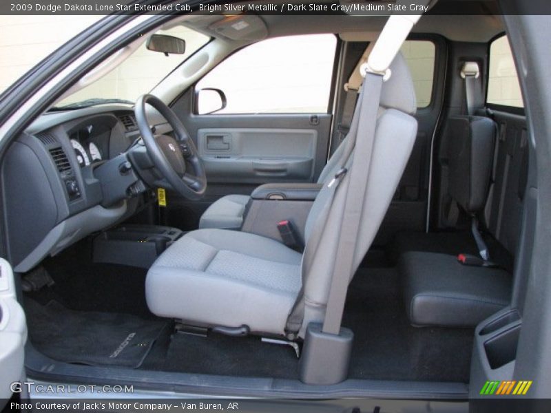 2009 Dakota Lone Star Extended Cab Dark Slate Gray/Medium Slate Gray Interior