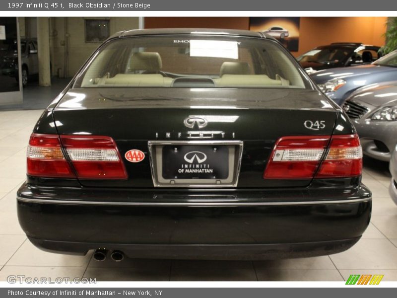 Black Obsidian / Stone Beige 1997 Infiniti Q 45 t