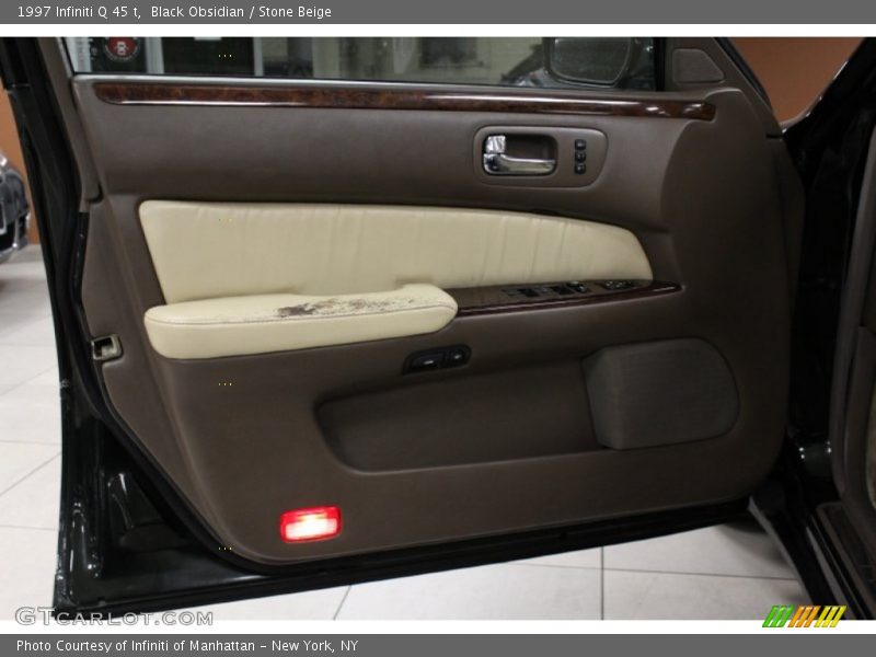 Black Obsidian / Stone Beige 1997 Infiniti Q 45 t