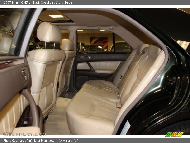 Black Obsidian / Stone Beige 1997 Infiniti Q 45 t