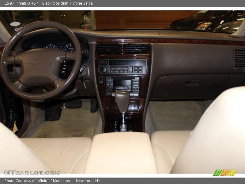 Black Obsidian / Stone Beige 1997 Infiniti Q 45 t