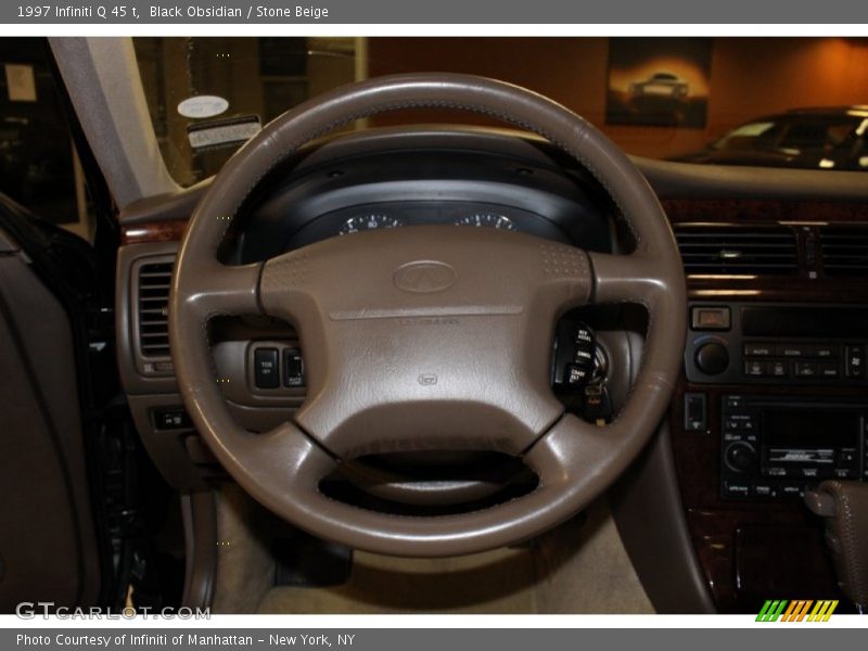 Black Obsidian / Stone Beige 1997 Infiniti Q 45 t