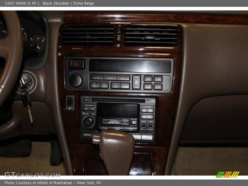 Black Obsidian / Stone Beige 1997 Infiniti Q 45 t