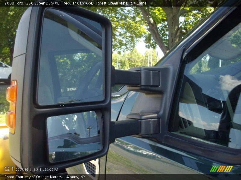 Forest Green Metallic / Camel 2008 Ford F250 Super Duty XLT Regular Cab 4x4