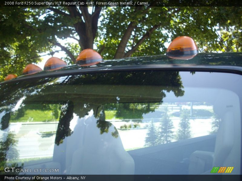 Forest Green Metallic / Camel 2008 Ford F250 Super Duty XLT Regular Cab 4x4