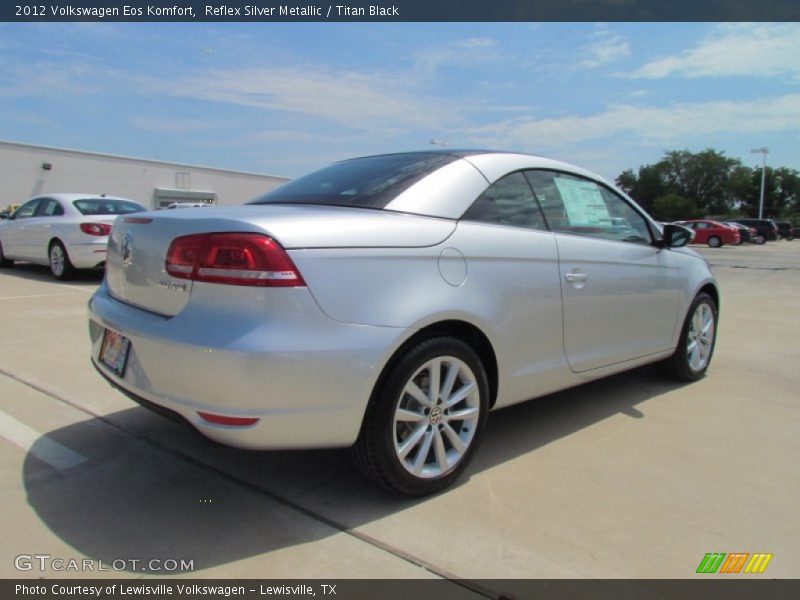 Reflex Silver Metallic / Titan Black 2012 Volkswagen Eos Komfort