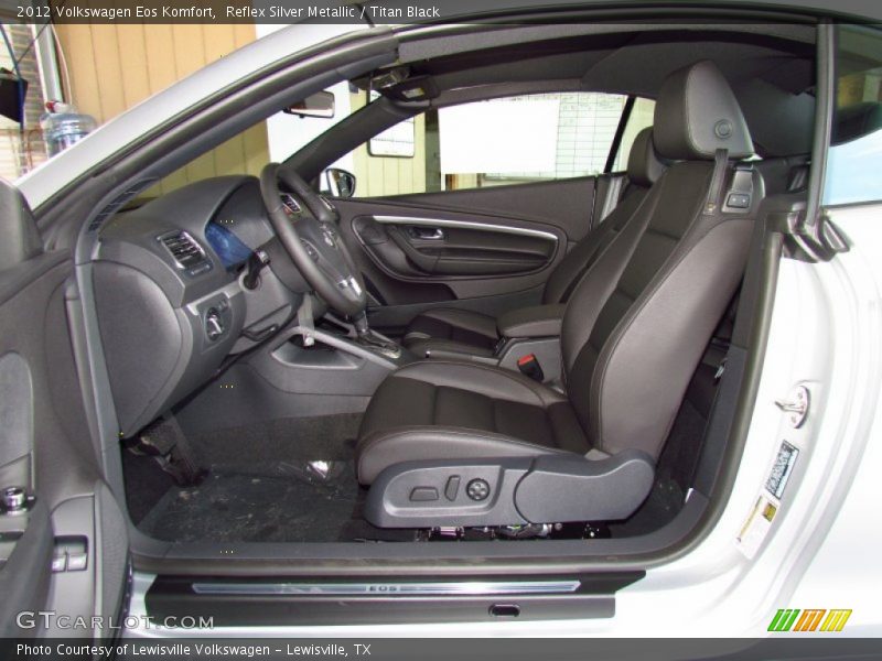 Reflex Silver Metallic / Titan Black 2012 Volkswagen Eos Komfort