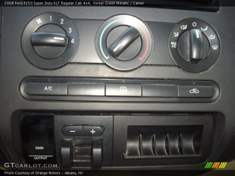 Controls of 2008 F250 Super Duty XLT Regular Cab 4x4
