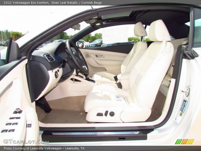 Silver Leaf Metallic / Cornsilk Beige 2012 Volkswagen Eos Komfort