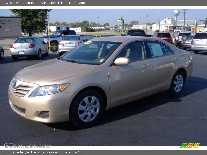 Sandy Beach Metallic / Bisque 2010 Toyota Camry LE