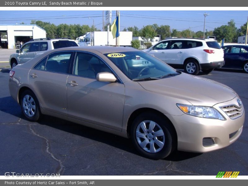 Sandy Beach Metallic / Bisque 2010 Toyota Camry LE