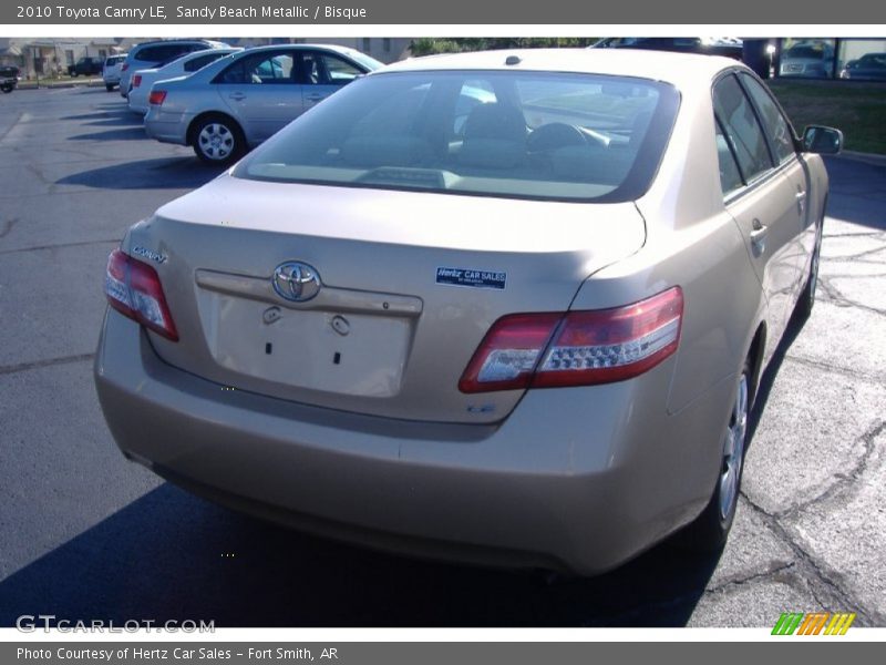 Sandy Beach Metallic / Bisque 2010 Toyota Camry LE