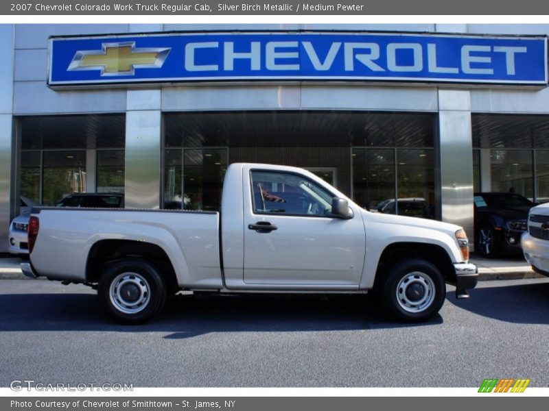 Silver Birch Metallic / Medium Pewter 2007 Chevrolet Colorado Work Truck Regular Cab