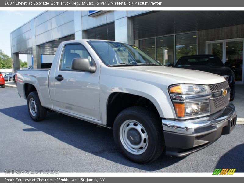 Silver Birch Metallic / Medium Pewter 2007 Chevrolet Colorado Work Truck Regular Cab