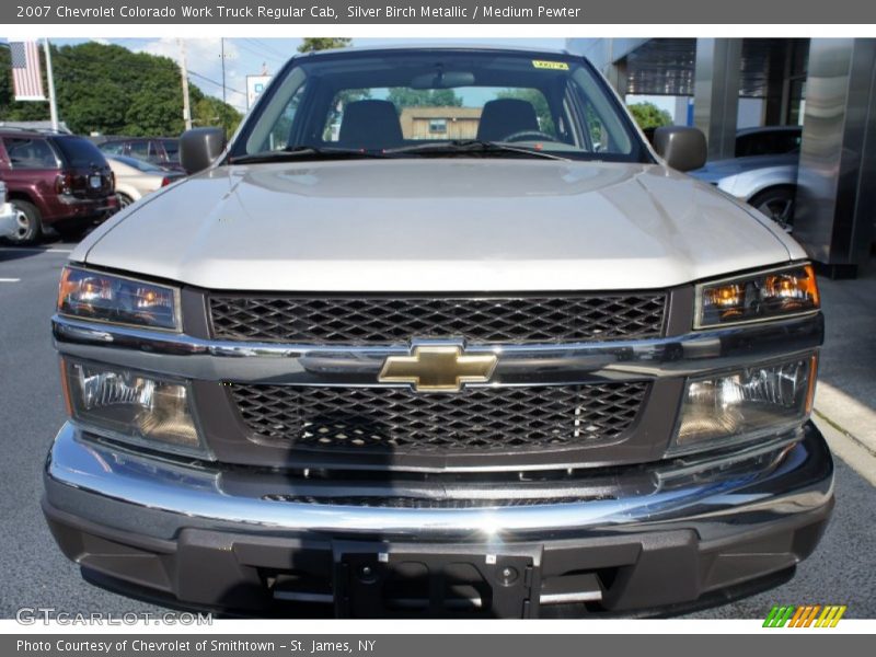Silver Birch Metallic / Medium Pewter 2007 Chevrolet Colorado Work Truck Regular Cab