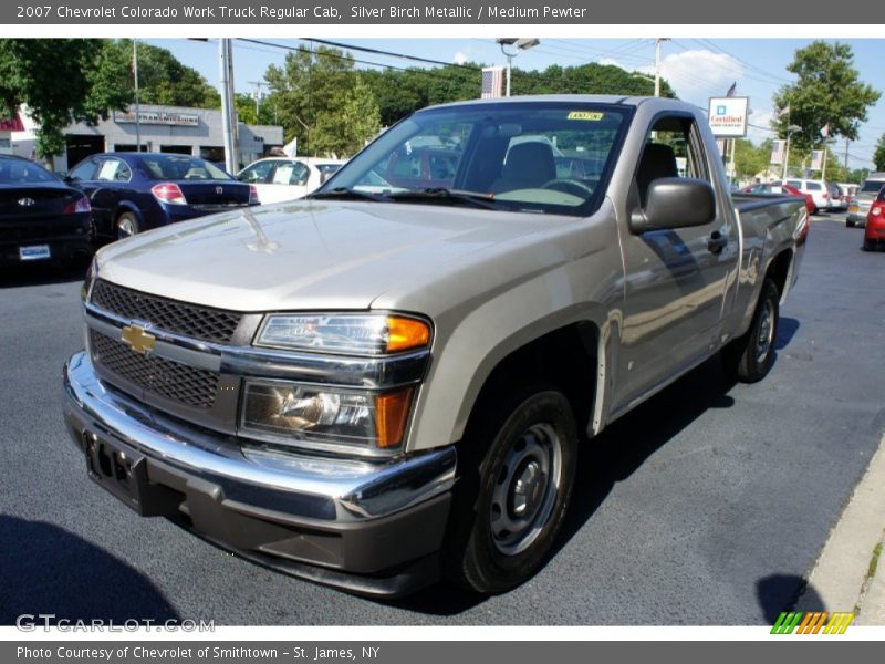 Silver Birch Metallic / Medium Pewter 2007 Chevrolet Colorado Work Truck Regular Cab
