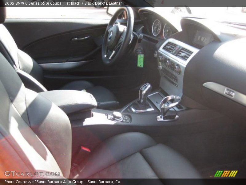 Jet Black / Black Dakota Leather 2009 BMW 6 Series 650i Coupe