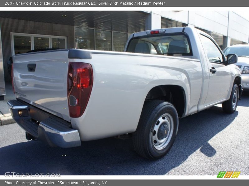 Silver Birch Metallic / Medium Pewter 2007 Chevrolet Colorado Work Truck Regular Cab