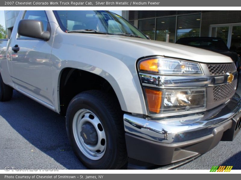 Silver Birch Metallic / Medium Pewter 2007 Chevrolet Colorado Work Truck Regular Cab