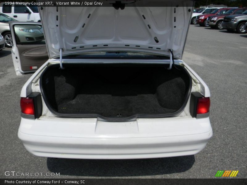 Vibrant White / Opal Grey 1994 Mercury Cougar XR7