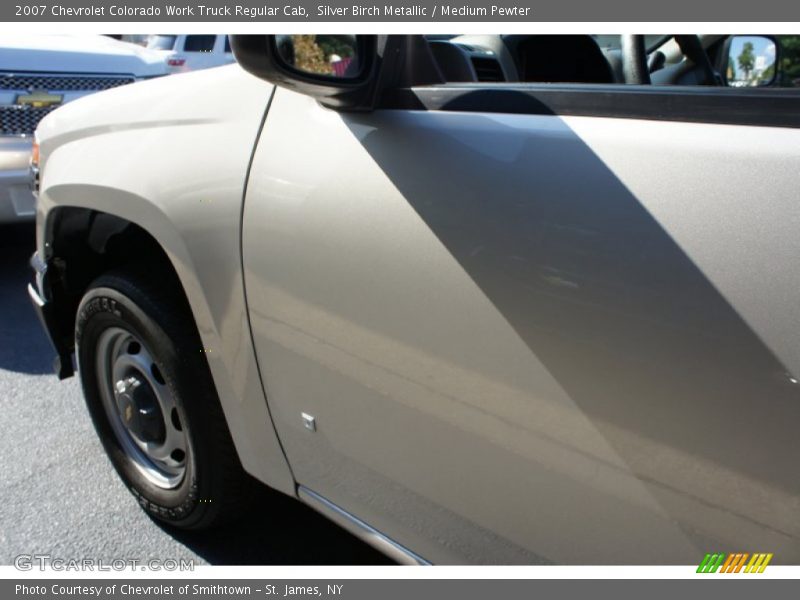 Silver Birch Metallic / Medium Pewter 2007 Chevrolet Colorado Work Truck Regular Cab