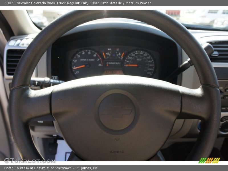 Silver Birch Metallic / Medium Pewter 2007 Chevrolet Colorado Work Truck Regular Cab