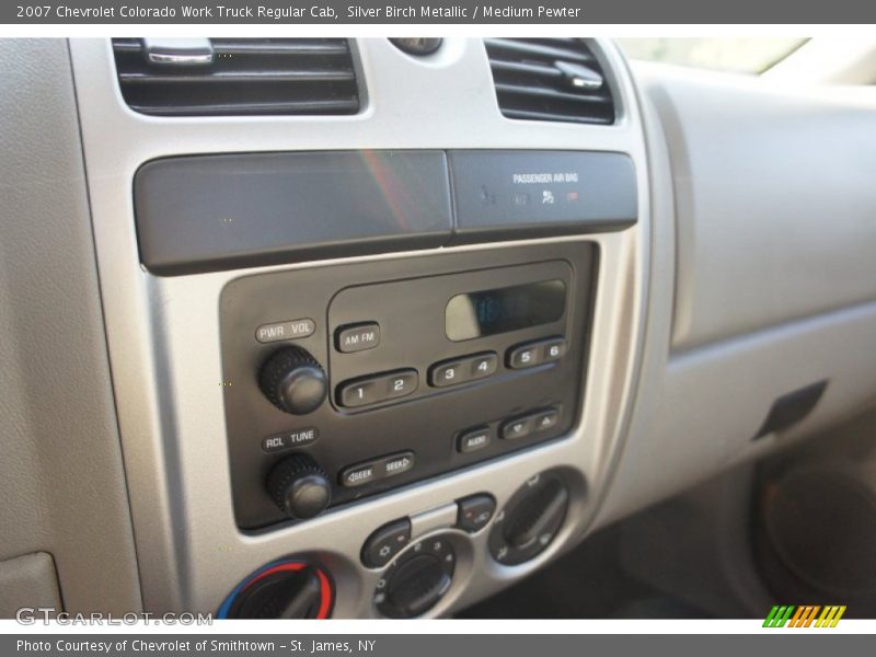 Silver Birch Metallic / Medium Pewter 2007 Chevrolet Colorado Work Truck Regular Cab