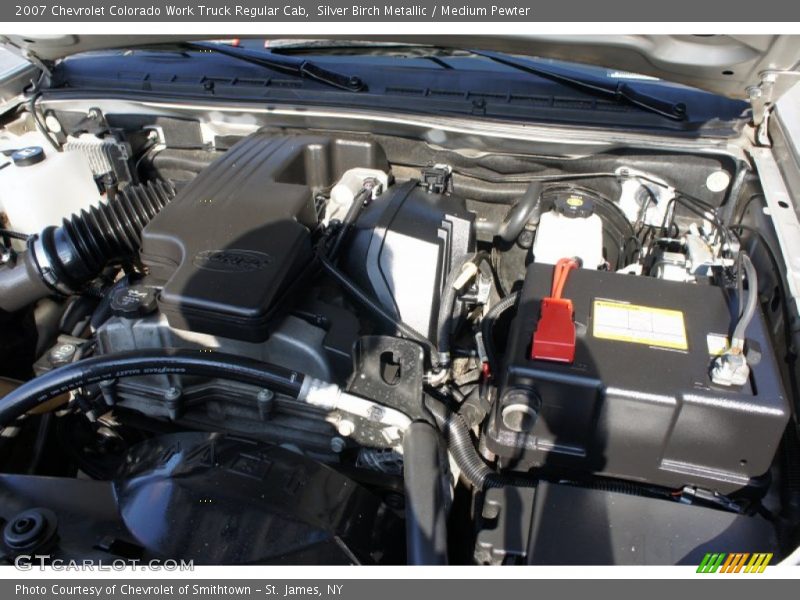 Silver Birch Metallic / Medium Pewter 2007 Chevrolet Colorado Work Truck Regular Cab