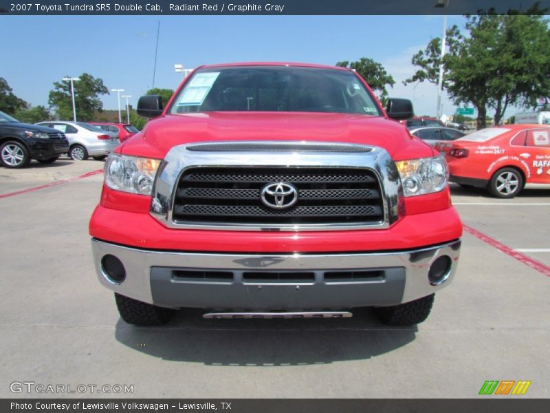 Radiant Red / Graphite Gray 2007 Toyota Tundra SR5 Double Cab