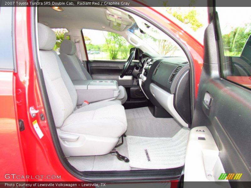 Radiant Red / Graphite Gray 2007 Toyota Tundra SR5 Double Cab