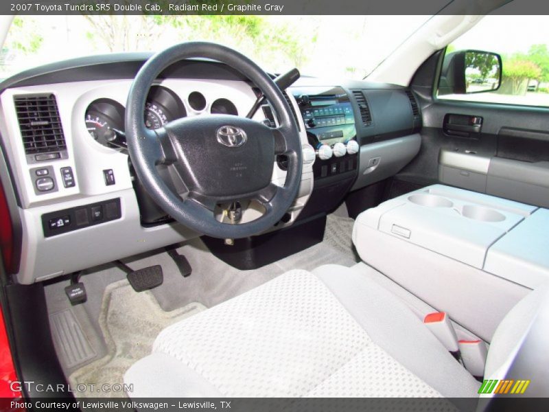 Radiant Red / Graphite Gray 2007 Toyota Tundra SR5 Double Cab