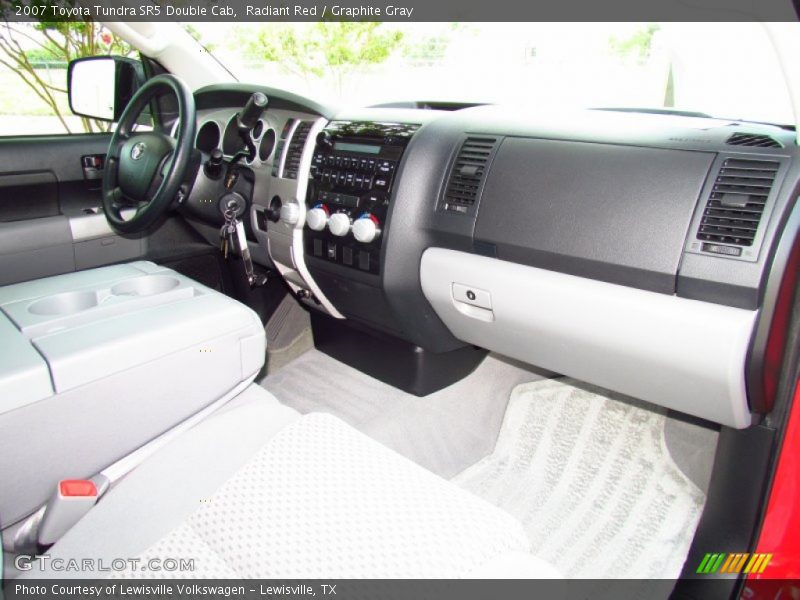 Radiant Red / Graphite Gray 2007 Toyota Tundra SR5 Double Cab
