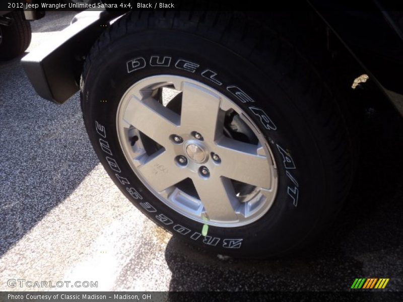 Black / Black 2012 Jeep Wrangler Unlimited Sahara 4x4