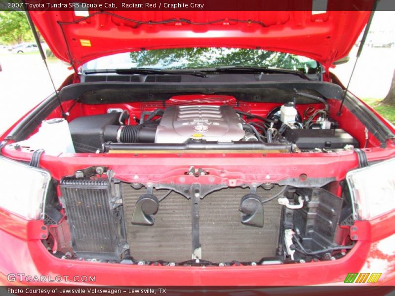 Radiant Red / Graphite Gray 2007 Toyota Tundra SR5 Double Cab