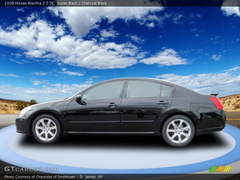 Super Black / Charcoal Black 2008 Nissan Maxima 3.5 SE