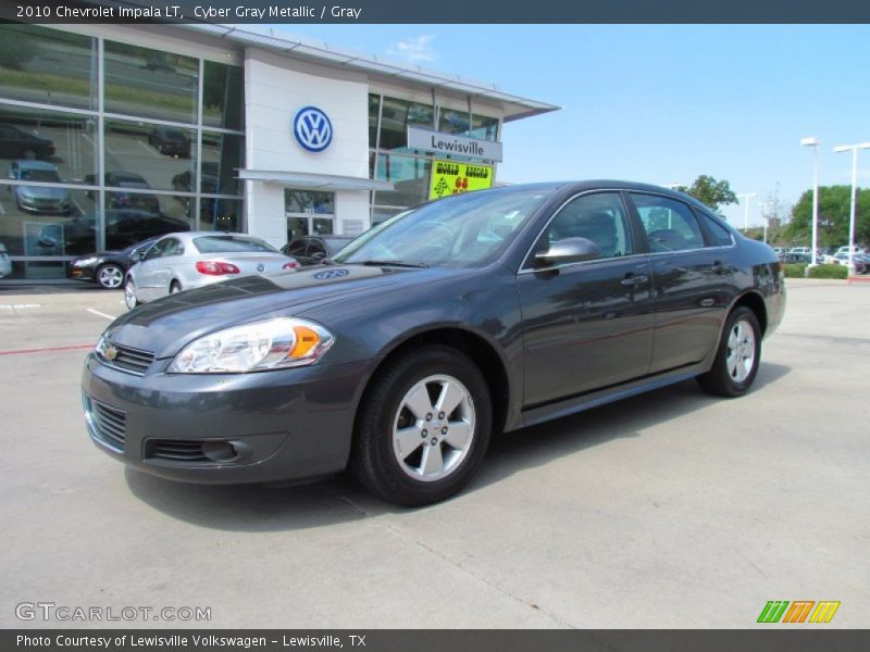 Cyber Gray Metallic / Gray 2010 Chevrolet Impala LT