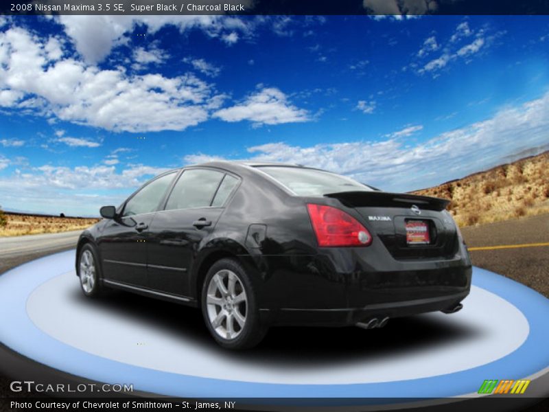 Super Black / Charcoal Black 2008 Nissan Maxima 3.5 SE