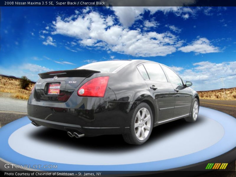 Super Black / Charcoal Black 2008 Nissan Maxima 3.5 SE