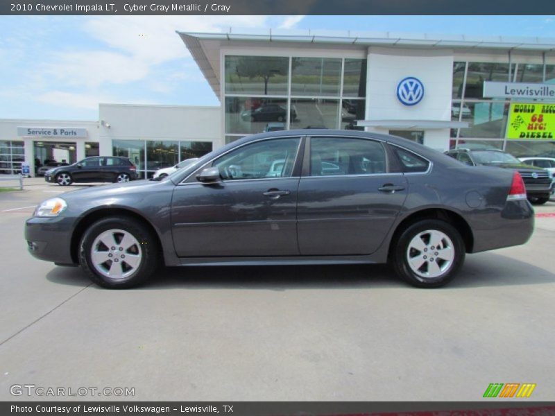 Cyber Gray Metallic / Gray 2010 Chevrolet Impala LT