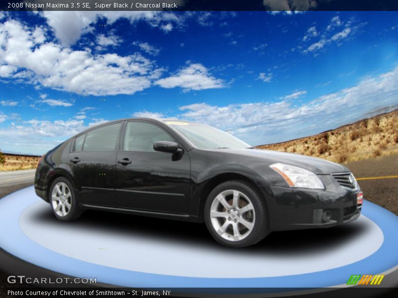 Super Black / Charcoal Black 2008 Nissan Maxima 3.5 SE