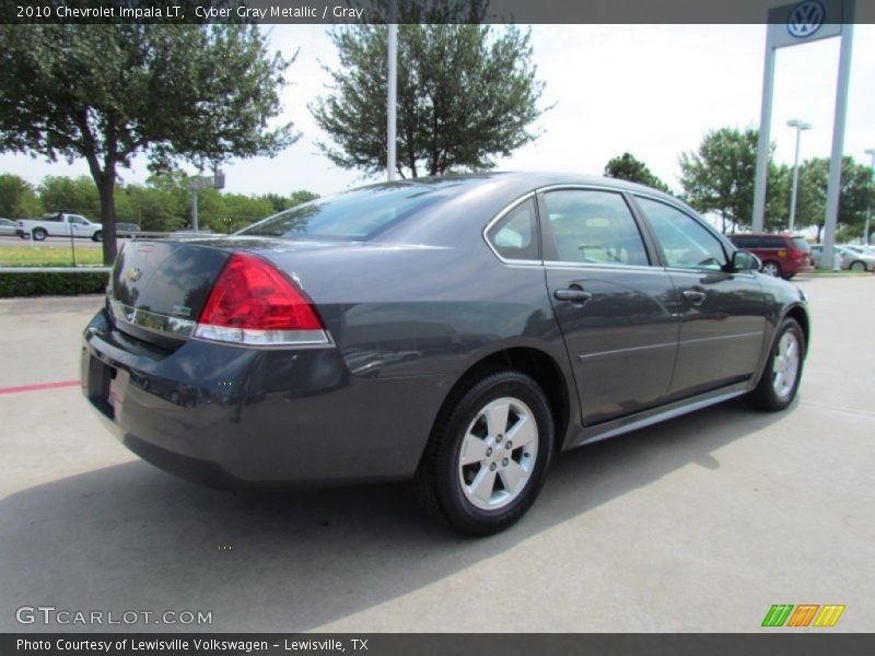 Cyber Gray Metallic / Gray 2010 Chevrolet Impala LT