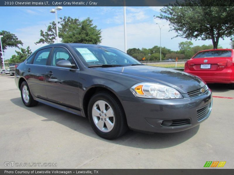 Cyber Gray Metallic / Gray 2010 Chevrolet Impala LT