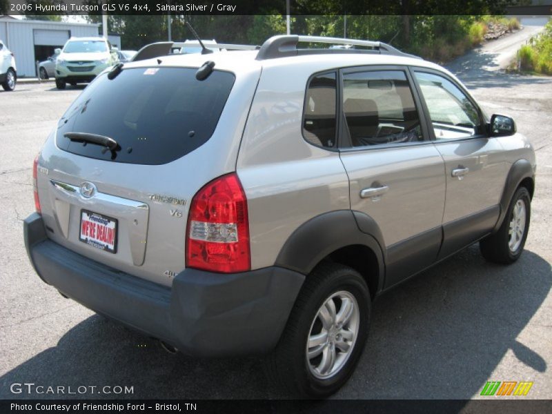 Sahara Silver / Gray 2006 Hyundai Tucson GLS V6 4x4