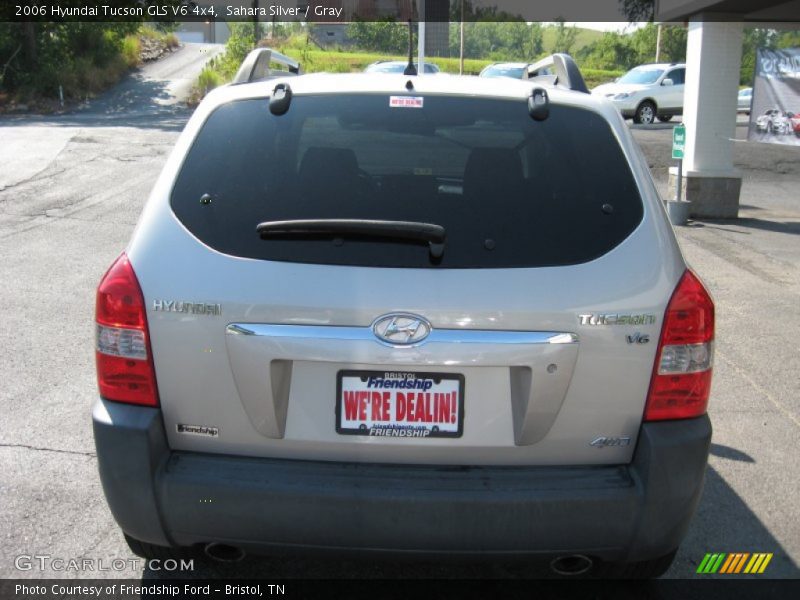 Sahara Silver / Gray 2006 Hyundai Tucson GLS V6 4x4